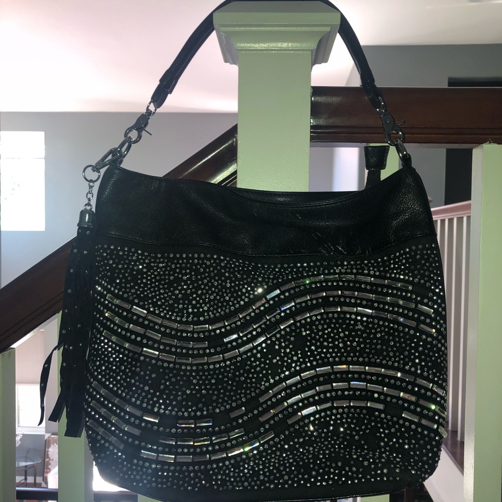 Black Rhinestone Bag